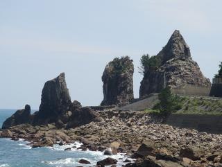 鹿岡鼻の夫婦岩：写真2