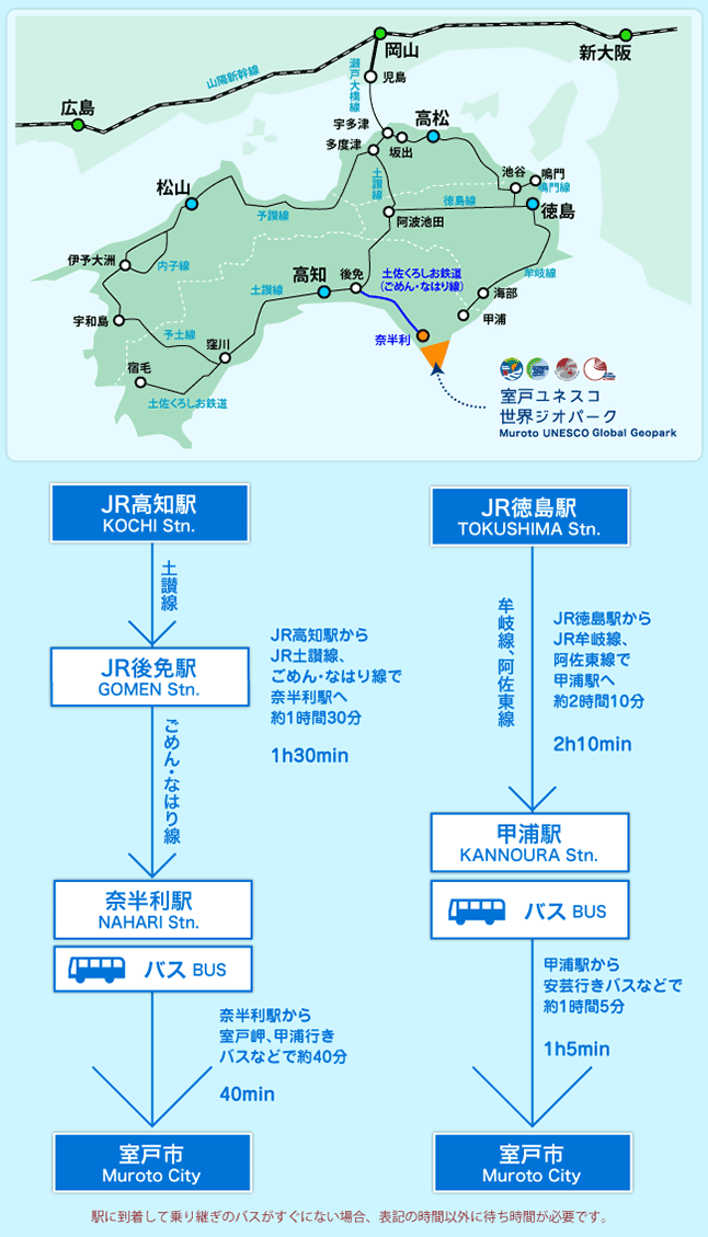 電車でお越しの方マップ