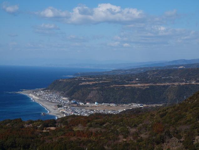 枦山海成段丘：写真1