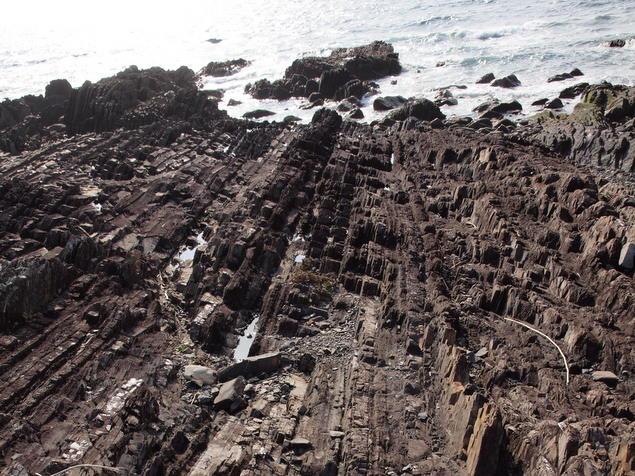 タービダイト層：写真1