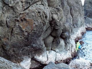 枕状溶岩 枕状溶岩:写真1